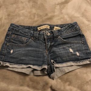 Denim shorts